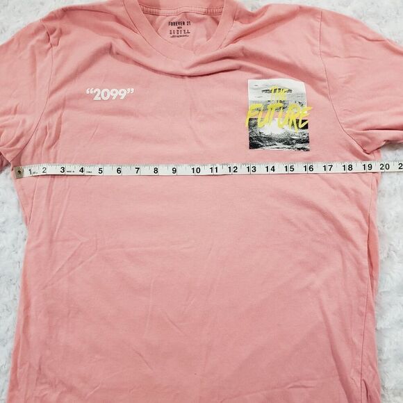 Forever 21 Men's Medium youth of tomorrow Graphic tee Future UFO "2099" - Picture 2 of 8
